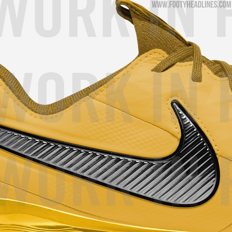 Nike Tiempo Legend VIII University Gold / Black / Fireberry